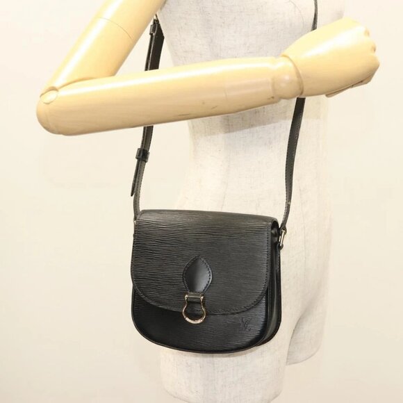 LOUIS VUITTON Epi Mini Saint Cloud Shoulder Bag Black - Picture 14 of 16